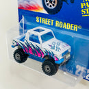1995 Hot Wheels Street Roader Suzuki 252 blanco CT base ZAMAC variante con Suzuki en parrilla