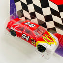 1996 Hot Wheels Kelloggs Cereal Promo McDonalds Racing Team Bill Elliott Ford T-Bird Stocker rojo Goodyear 7SP base ZAMAC
