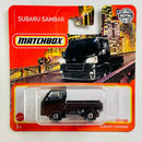 2021 Matchbox MBX Metro Subaru Sambar negro Tarjeta Europea