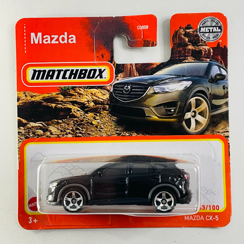 2021 Matchbox MBX Off-Road Mazda CX-5 negro Tarjeta Europea