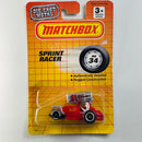 1993 Matchbox Sprint Racer 34 rojo