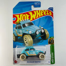 2022 Hot Wheels Mud Studs Volkswagen Baja Bug turquesa 6SP