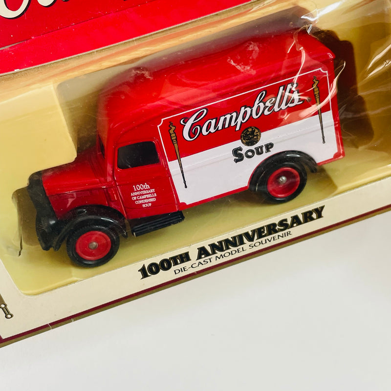 1997 Lledo Campbells 100th Anniversary 1:55 Promotional 1950 Bedford Van rojo Hecho en Inglaterra