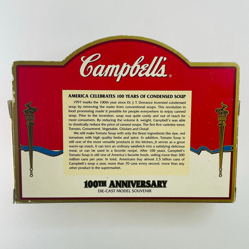 1997 Lledo Campbells 100th Anniversary 1:55 Promotional 1950 Bedford Van rojo Hecho en Inglaterra