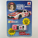 1999 Racing Champions NASCAR Morgan Shephard 21 Citgo Wood Bros Ford Taurus blanco