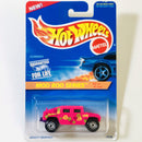 1996 Hot Wheels Mod Bod Series Hummer Humvee rosado CT