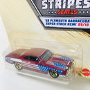 2020 Hot Wheels Stars & Stripes 68 Plymouth Barracuda Super Stock Hemi rojo 5SP