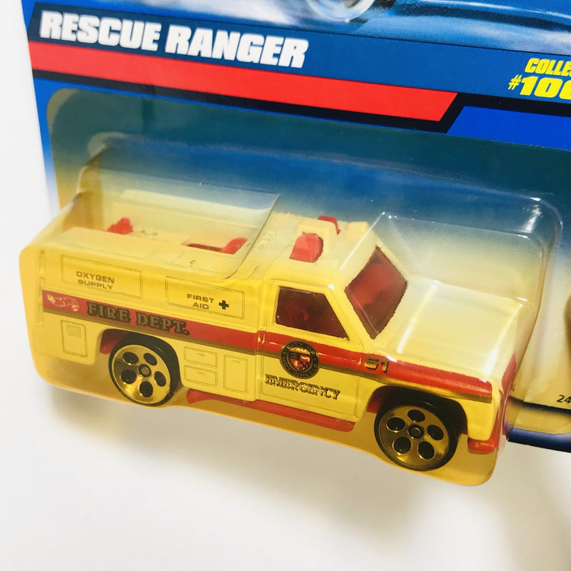 1999 Hot Wheels Rescue Ranger 1061 blanco 5DOT