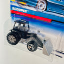 1998 Hot Wheels Scooper Tractor negro CT con SB