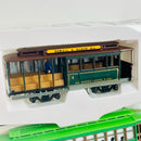 1998 Bachmann HO Scale 1:87 2 Classic Streetcars Set de 2 Trenes - Teleférico Desire St, Tranvía Powelll & Mason St
