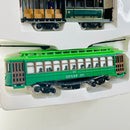 1998 Bachmann HO Scale 1:87 2 Classic Streetcars Set de 2 Trenes - Teleférico Desire St, Tranvía Powelll & Mason St