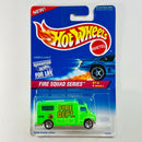 1996 Hot Wheels Fire Squad Series Ambulance verde brillante 5SP
