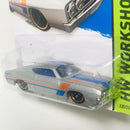 2014 Hot Wheels HW Workshop 69 Ford Torino Talladega plata MC5