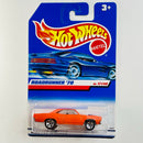 1998 Hot Wheels Plymouth Roadrunner 70 naranja 5SP Primera Edición Tarjeta Mexicana