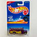 1996 Hot Wheels Mod Bod Series School Bus morado metálico 7SP