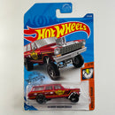 2020 Hot Wheels Muscle Mania 64 Chevy Nova Wagon Gasser rojo 5SP