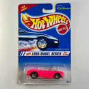 1995 Hot Wheels Model Series 58 Corvette Coupe rosado brillante 7SP Primera Edición