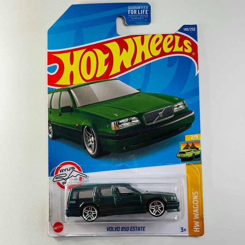 2022 Hot Wheels HW Wagons Volvo 850 Estate verde metálico PR5