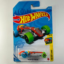 2021 Hot Wheels HW Art Cars Rocket Oil Special naranja OH5 base ZAMAC