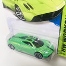 2014 Hot Wheels HW Workshop Pagani Huayra verde J5