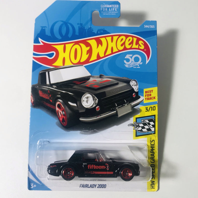 2018 Hot Wheels HW Speed Graphics Fairlady 2000 negro 5SP