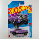 2022 Hot Wheels Chevy Bel Air 55 Chevy Bel Air Gasser lavanda 5SP