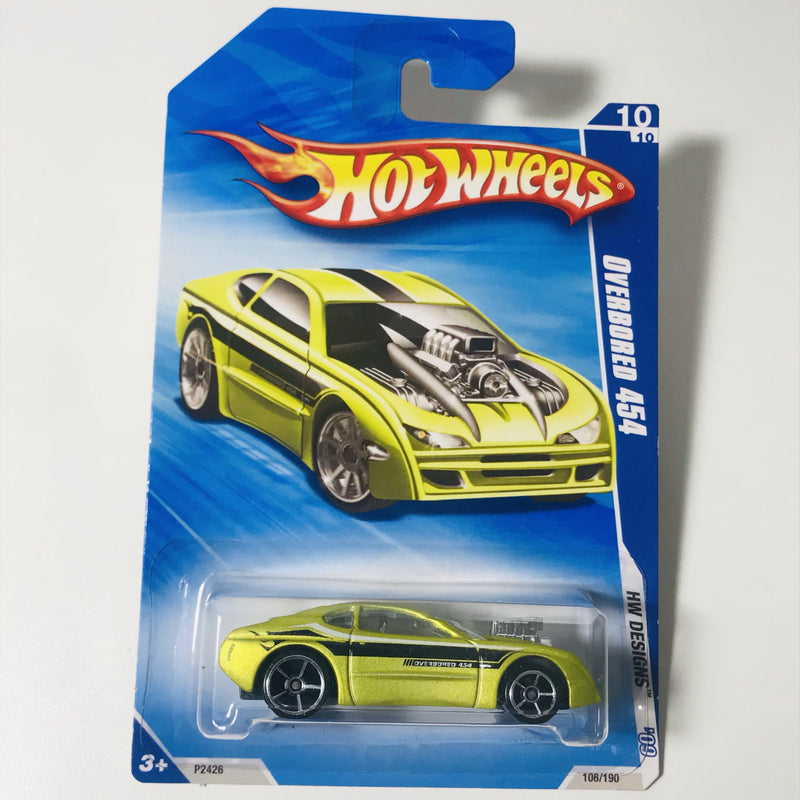 2009 Hot Wheels HW Designs Overbored 454 verde OH5