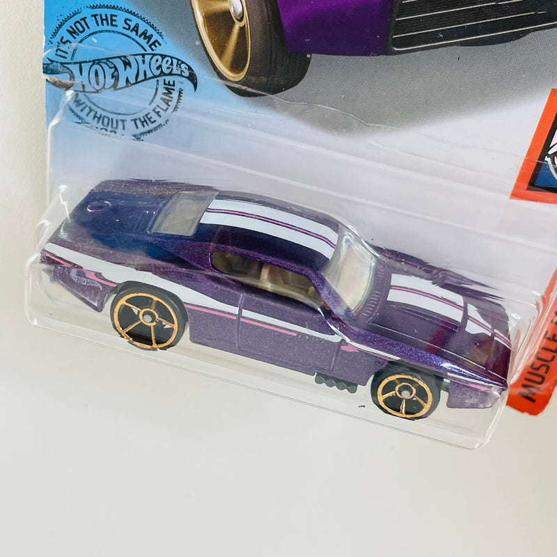 2020 Hot Wheels Muscle Mania Custom Otto morado metálico OH5