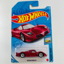 2021 Hot Wheels Factory Fresh Nissan R390 GT1 rojo metálico 5SP Primera Edición