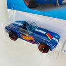 2022 Hot Wheels Retro Racers Shelby Cobra 427 S/C azul 5SP Tarjeta Internacional