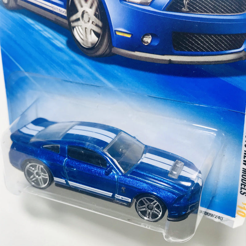 2010 Hot Wheels New Models 10 Ford Shelby GT500 azul PR5