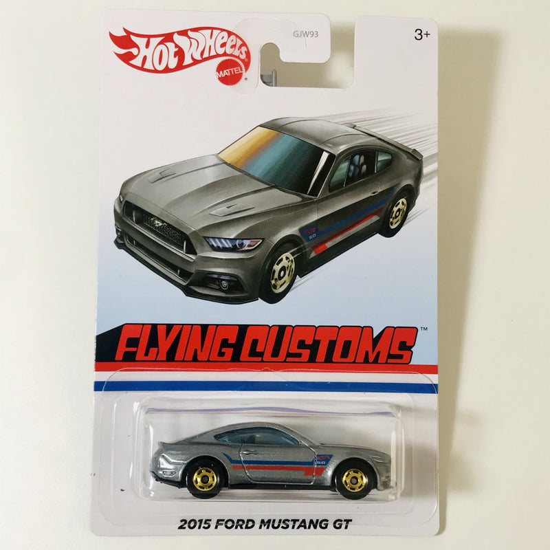 2020 Hot Wheels Flying Customs 2015 Ford Mustang GT Exclusivo Target gris HO