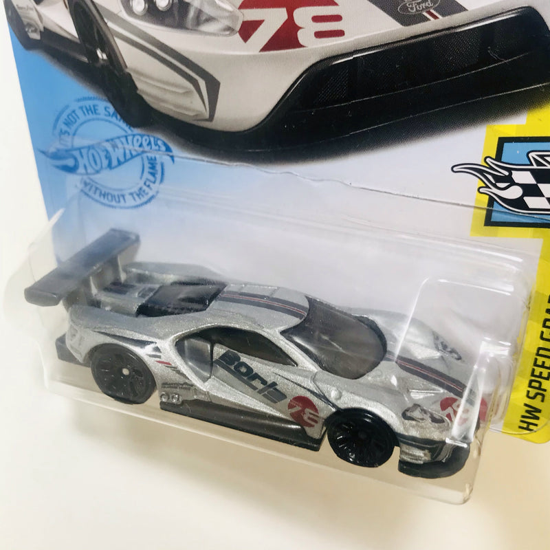 2021 Hot Wheels HW Speed Graphics 2016 Ford GT Race plata J5