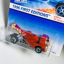 1996 Hot Wheels First Editions Dogfighter rojo 5SP Primera Edición