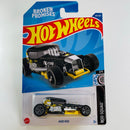 2022 Hot Wheels Rod Squad Broken Promises Mod Rod negro 5SP Tarjeta Internacional