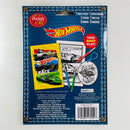 2021 Hot Wheels Merchandising Color Craft Pocket Tivity Set - Libro para Colorear, 3 Plumones, 1 Llavero
