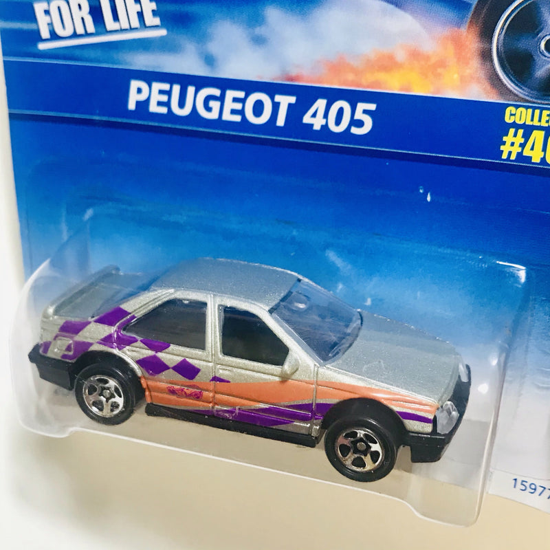 1997 Hot Wheels Peugeot 405 467 gris 5SP