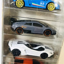 2020 Hot Wheels Lamborghini 5 Pack Set de 5 - Lamborghini Veneno, Lamborghini Huracán Super Trofeo, Lamborghini Murciélago Superveloce, Lamborghini Aventador J, Lamborghini Gallardo LP 570-4 Superleggera