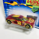 2002 Hot Wheels Chrysler Thunderbolt 136 rojo metálico 5DOT