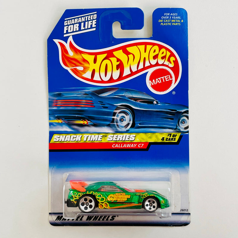 2000 Hot Wheels Snack Time Series Callaway C7 verde 5DOT