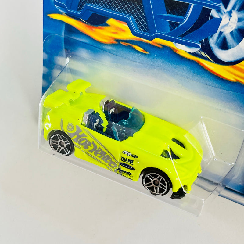 2002 Hot Wheels First Editions Tantrum 015 amarillo fluorescente PR5