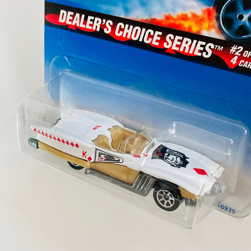 1997 Hot Wheels Dealer's Choice Series Street Beast blanco 7SP base ZAMAC