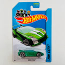 2014 Hot Wheels HW City Quick N Sik verde metálico OH5
