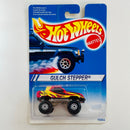 1995 Hot Wheels Gulch Stepper rojo CT base ZAMAC