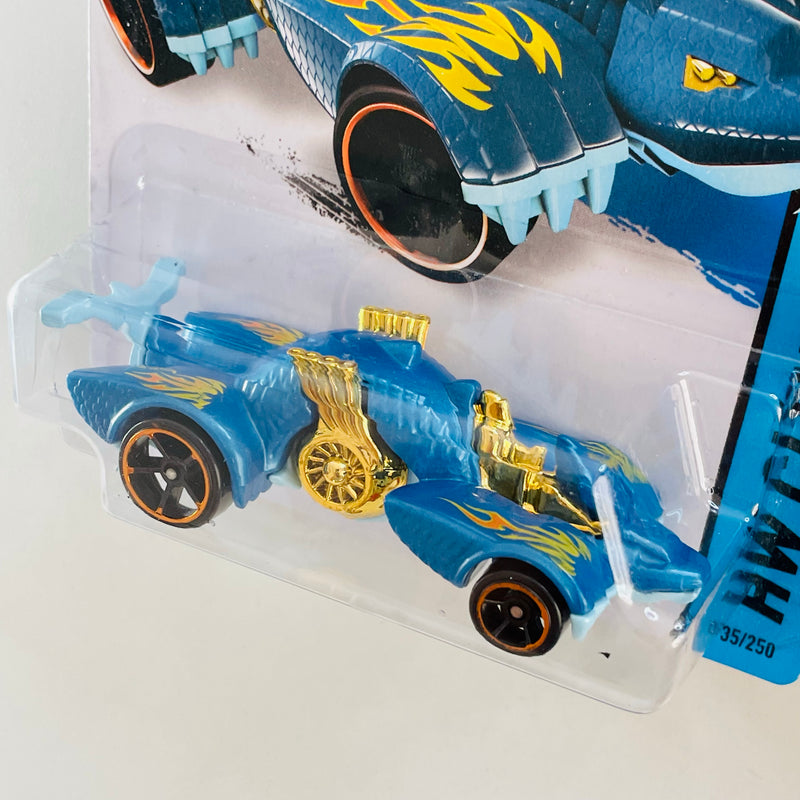 2015 Hot Wheels HW City Knight Draggin azul OH5