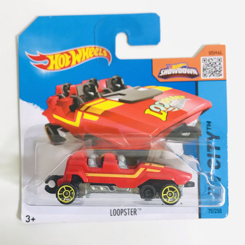 2015 Hot Wheels HW City Loopster rojo OH5 Blíster Europeo