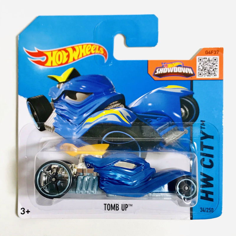 2015 Hot Wheels HW City Tomb Up azul OH5 Blíster Europeo