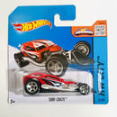 2015 Hot Wheels HW City Surf Crate rojo 5SP Blíster Europeo