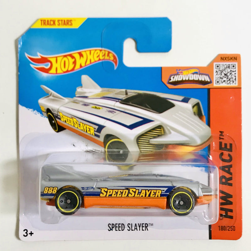 2015 Hot Wheels HW Race Speed Slayer plata SK5 Blíster Europeo