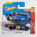 2015 Hot Wheels HW Race Circle Trucker azul MC5 Blíster Europeo